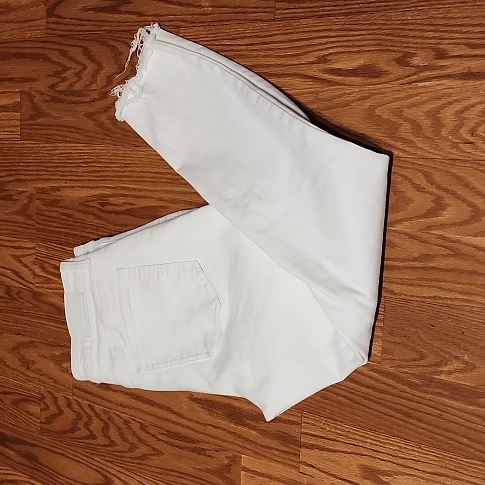 Pistola skinny distressed white jeans size 30‎ like new